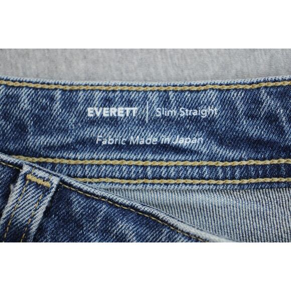 AG Adriano Goldshmied Jeans Mens 38 x 32 Blue Everett Slim Straight Stretch - Picture 4 of 8